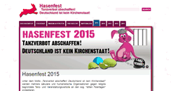 Desktop Screenshot of hasenfest.org